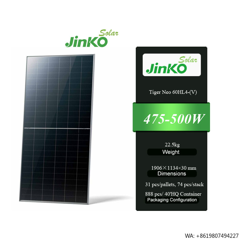 Jinko Solar Panel N-Type - 징코 타이거 네오 60HL4-(V) 475-500W N형