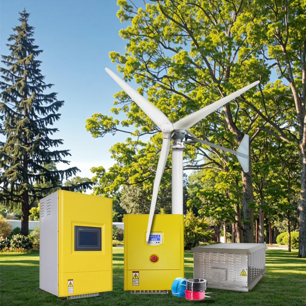 Wind Solar Hybrid Kit - 2000W 12V/24V 가정용 풍력 터빈 발전기