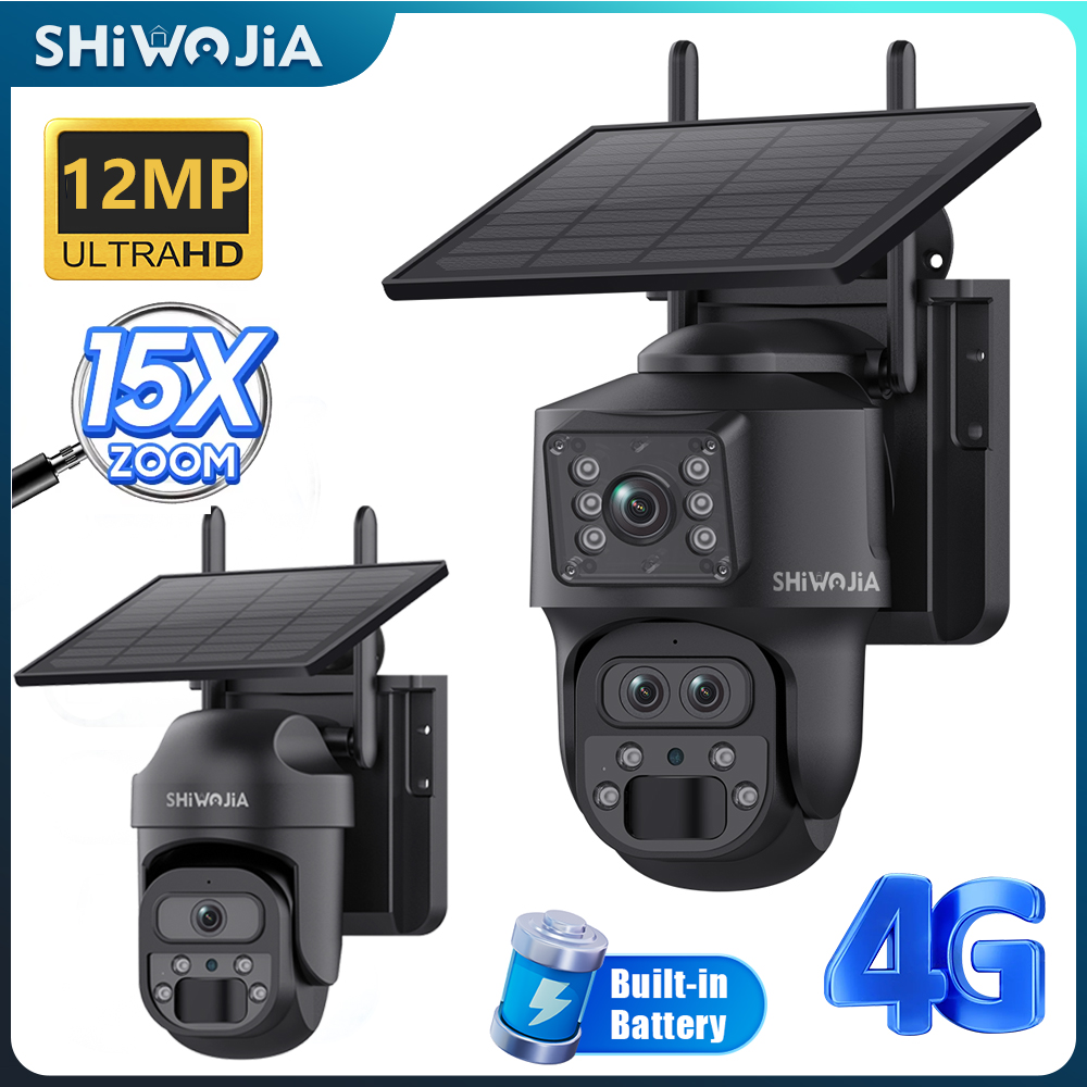 Solar Panel Tilt Mount - SHIWOJIA 15X 줌 태양광 카메라 4G