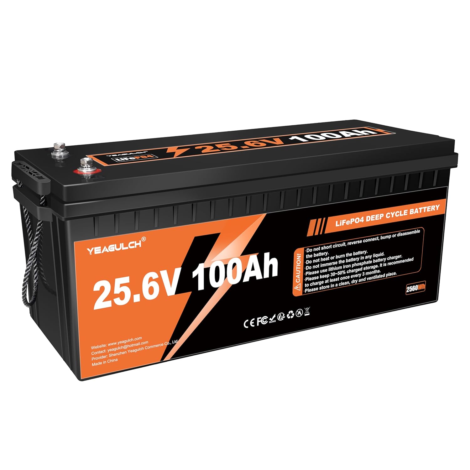 Lithium Battery 100Ah - 24V 100Ah LiFePO4 리튬 배터리 내장형