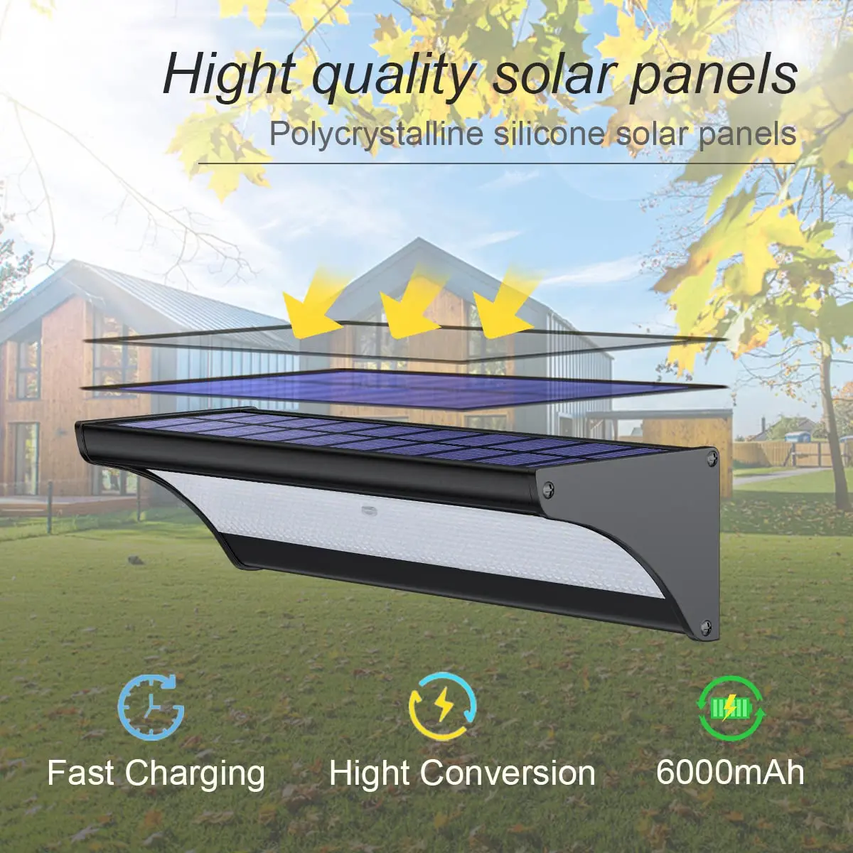 60/48Led 야외 태양 벽 조명 태양 홍수 조명 모 - Waterproof Junction Box Solar 리뷰 및 가격