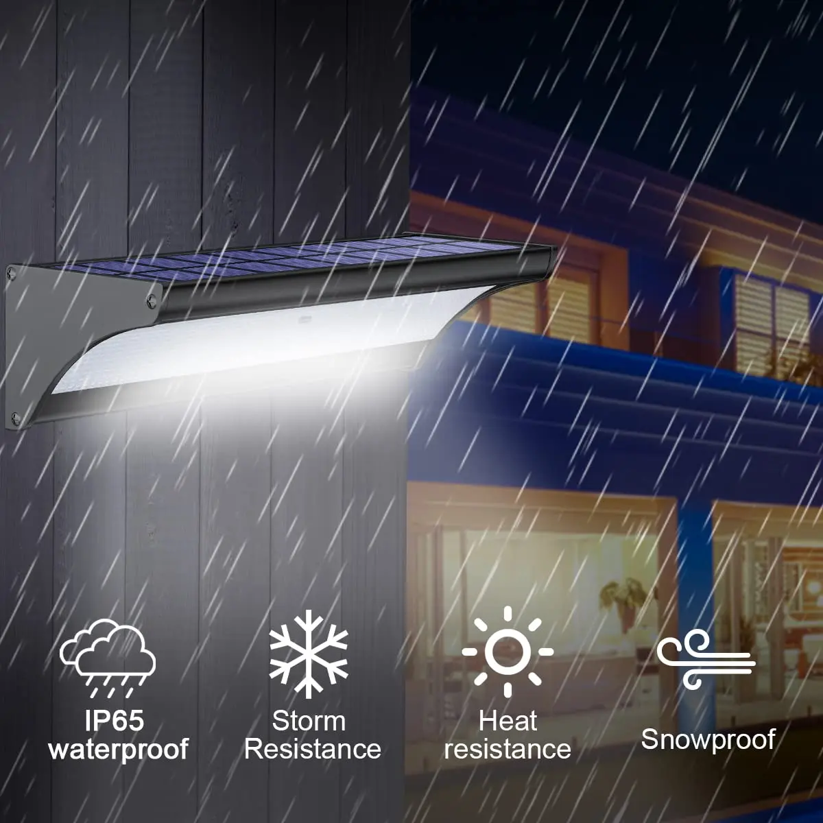 60/48Led 야외 태양 벽 조명 태양 홍수 조명 모 - Waterproof Junction Box Solar 리뷰 및 가격