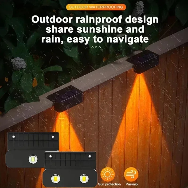1/2/4PCS 태양광 벽등 야외 방수 정원 계단 울타 - Waterproof Junction Box Solar 리뷰 및 가격