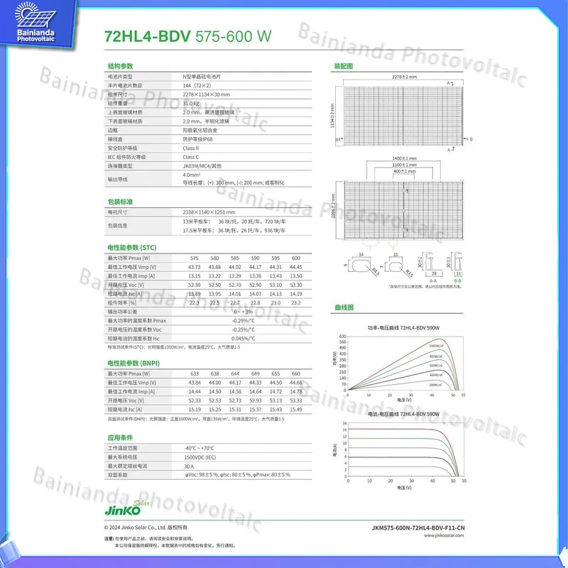 징코 590W 고출력 태양광 패널 단결정 N형 양면 P - Jinko Solar Panel N-Type 리뷰 및 가격