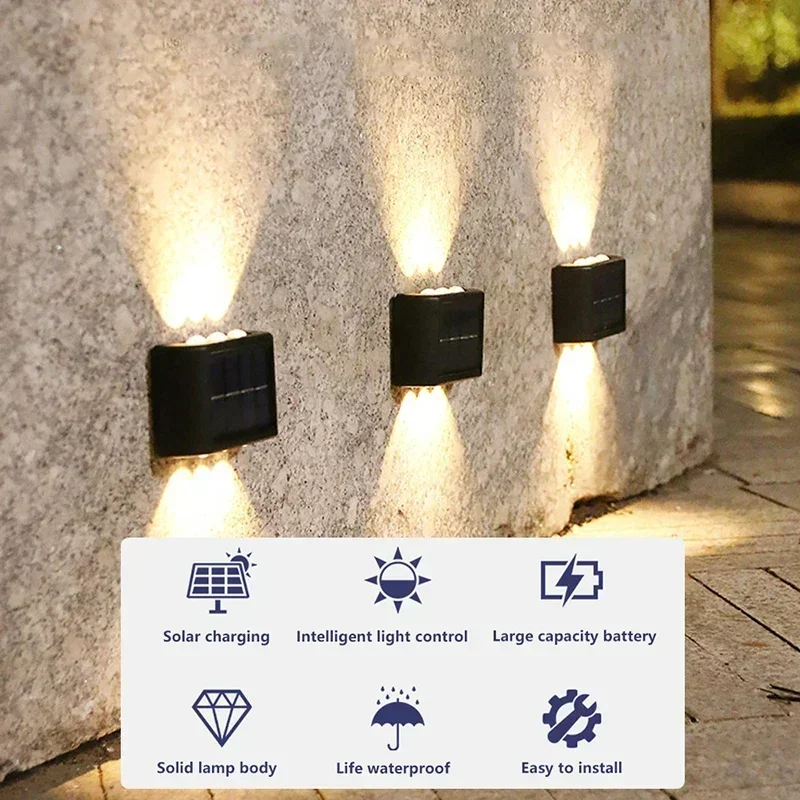 LED 태양광 조명 야외 방수 솔라 벽등 위아래 발광  - Waterproof Junction Box Solar 리뷰 및 가격