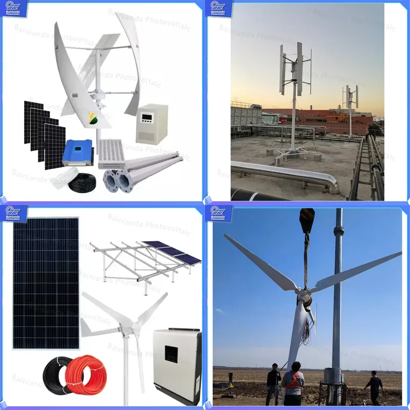 3KW 5KW 10KW 하이브리드 풍력 태양광 발전 시 - Renewable Energy Kit 리뷰 및 가격