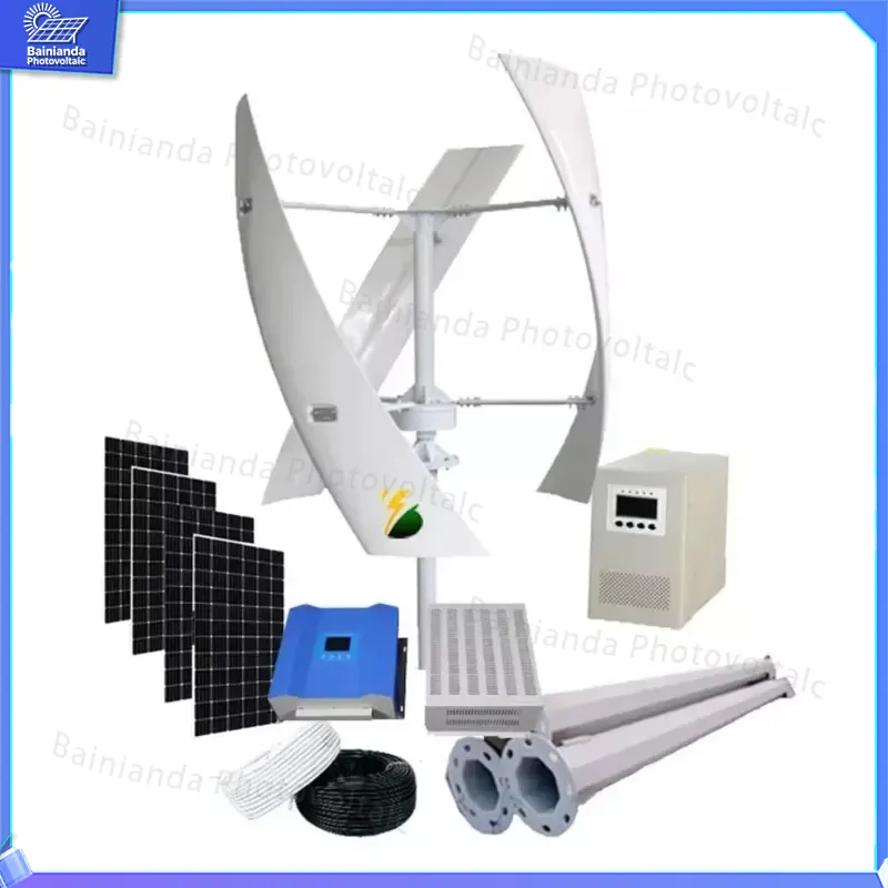 3KW 5KW 10KW 하이브리드 풍력 태양광 발전 시 - Renewable Energy Kit 리뷰 및 가격