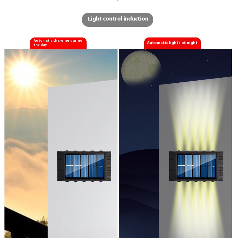 4/6/8/10LED 태양 벽 램프 마당 거리 장식 조 - Waterproof Junction Box Solar 리뷰 및 가격