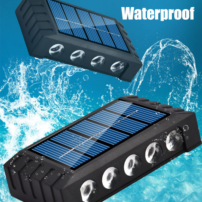 4/6/8/10LED 태양 벽 램프 마당 거리 장식 조 - Waterproof Junction Box Solar 리뷰 및 가격