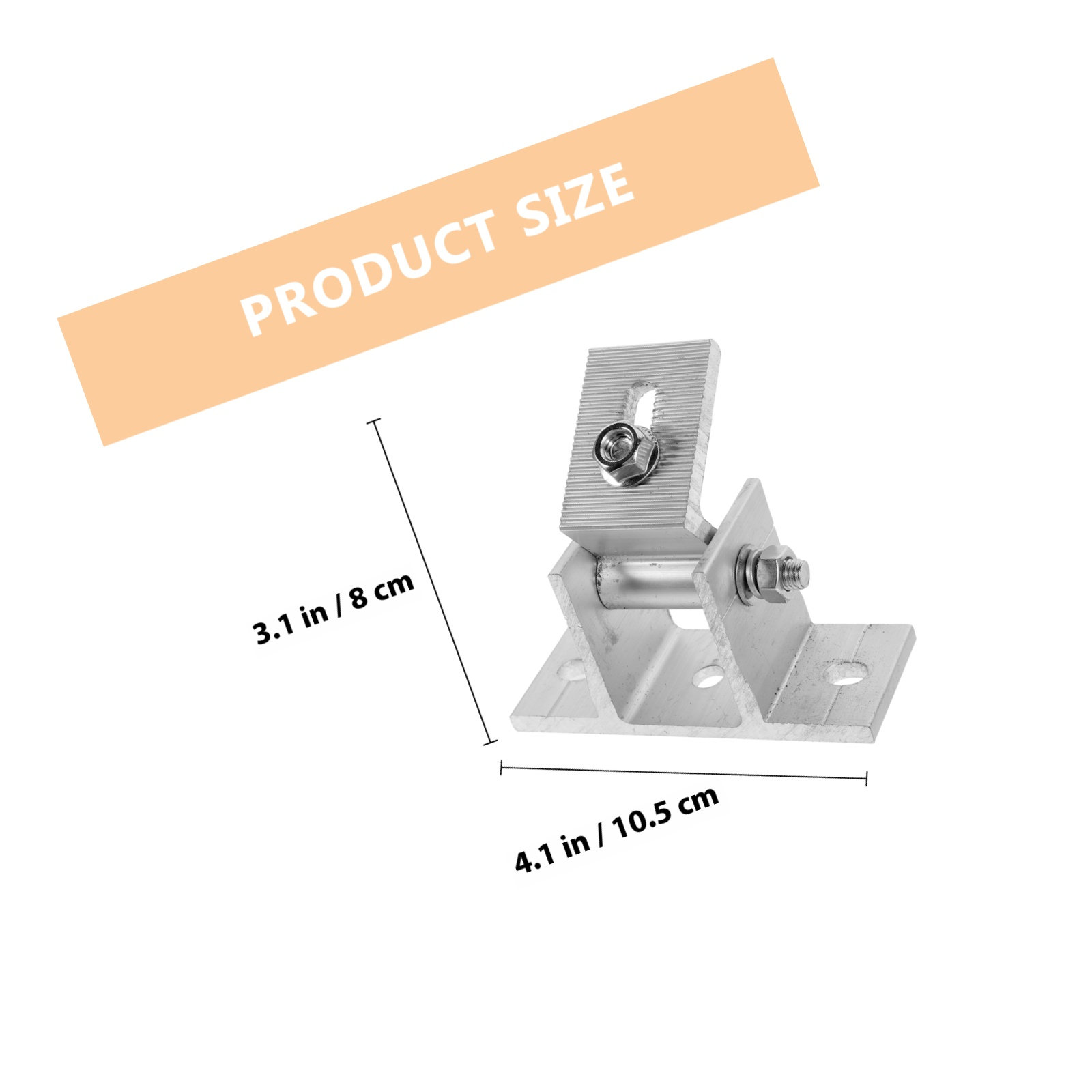 4Pcs 고강도 조정 가능한 태양 전지 패널 틸트 마운 - Solar Panel Tilt Mount 리뷰 및 가격