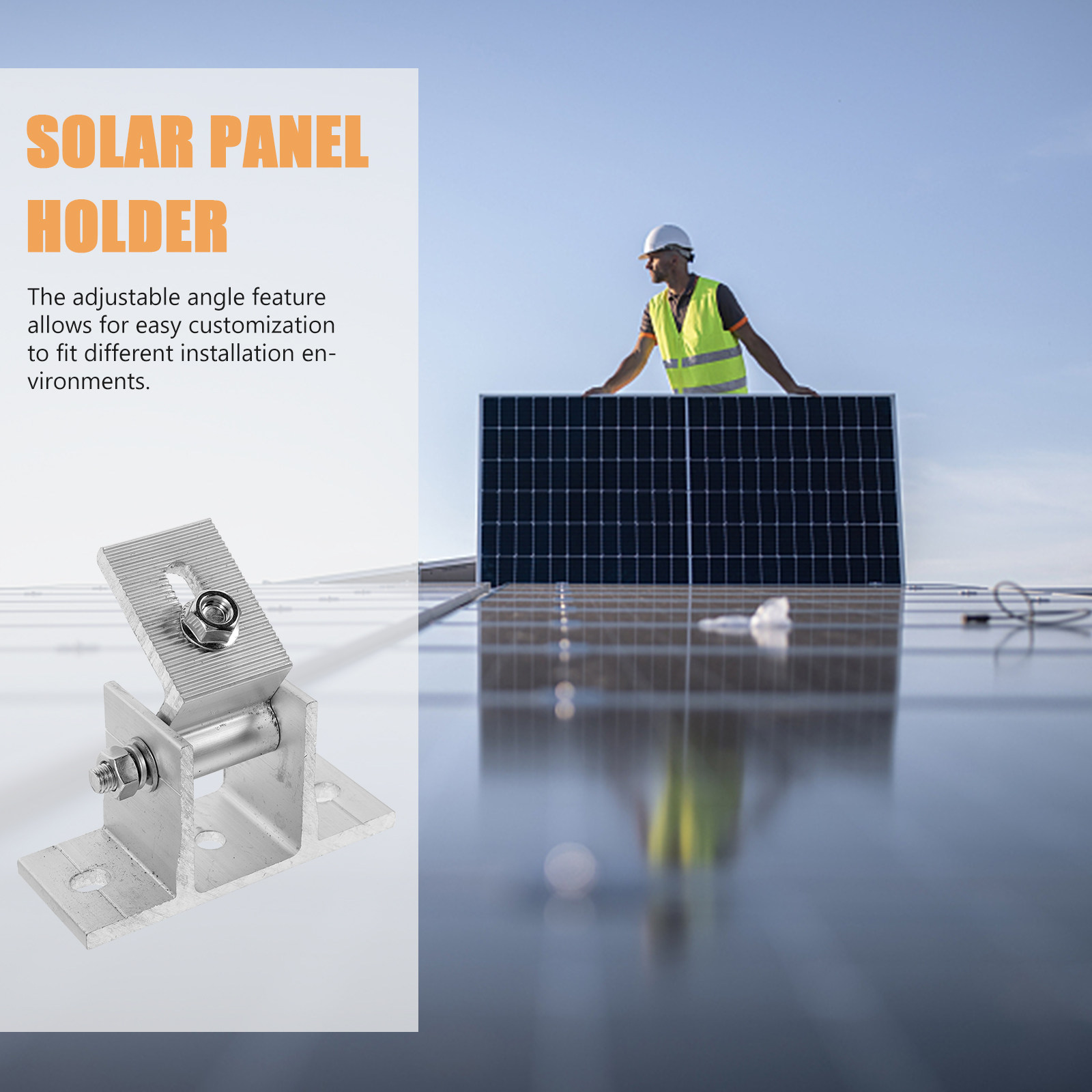 4Pcs 태양 전지 패널 장착 브래킷 태양 전지 모듈  - Solar Panel Tilt Mount 리뷰 및 가격