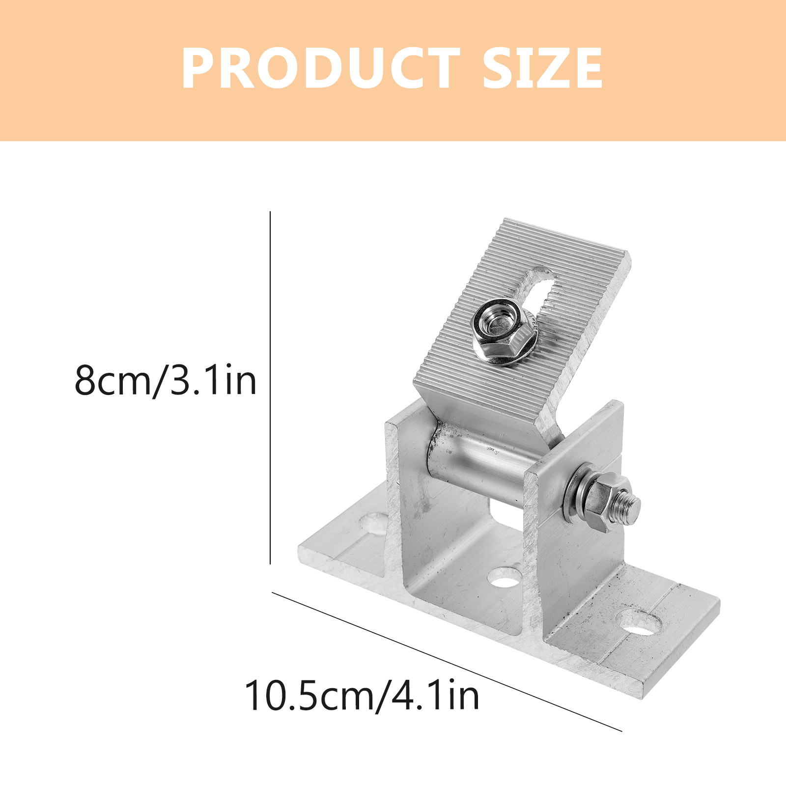4Pcs 태양 전지 패널 장착 브래킷 태양 전지 모듈  - Solar Panel Tilt Mount 리뷰 및 가격