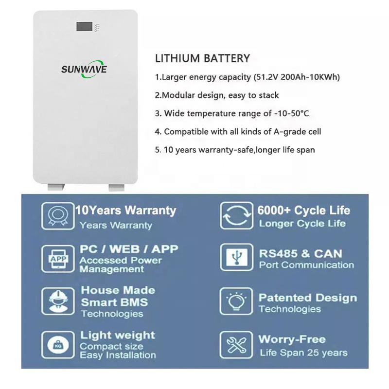 맞춤형 100Ah 200Ah 10KW 15KW 가정용  - Lithium Battery 100Ah 리뷰 및 가격