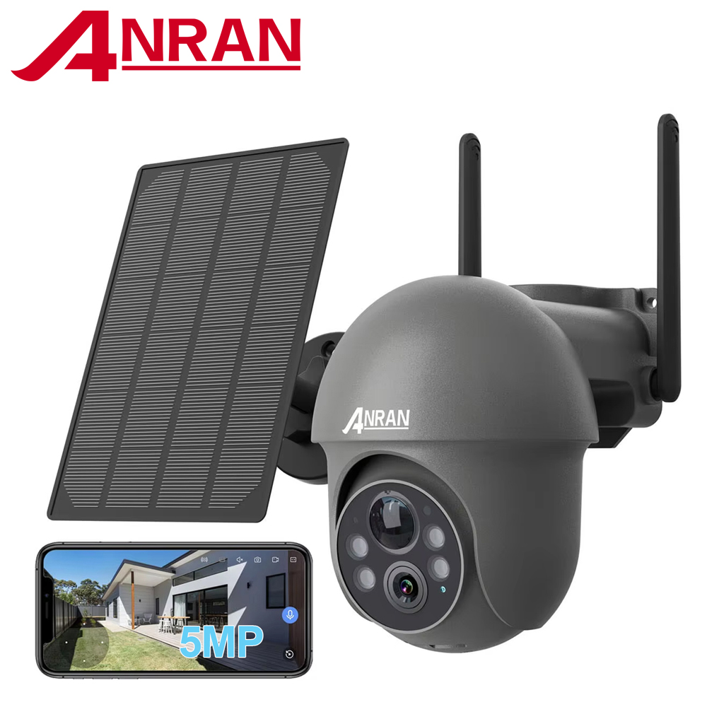 ANRAN 2K WiFi 카메라 3/5MP 태양 전지  - Solar Panel Tilt Mount 리뷰 및 가격