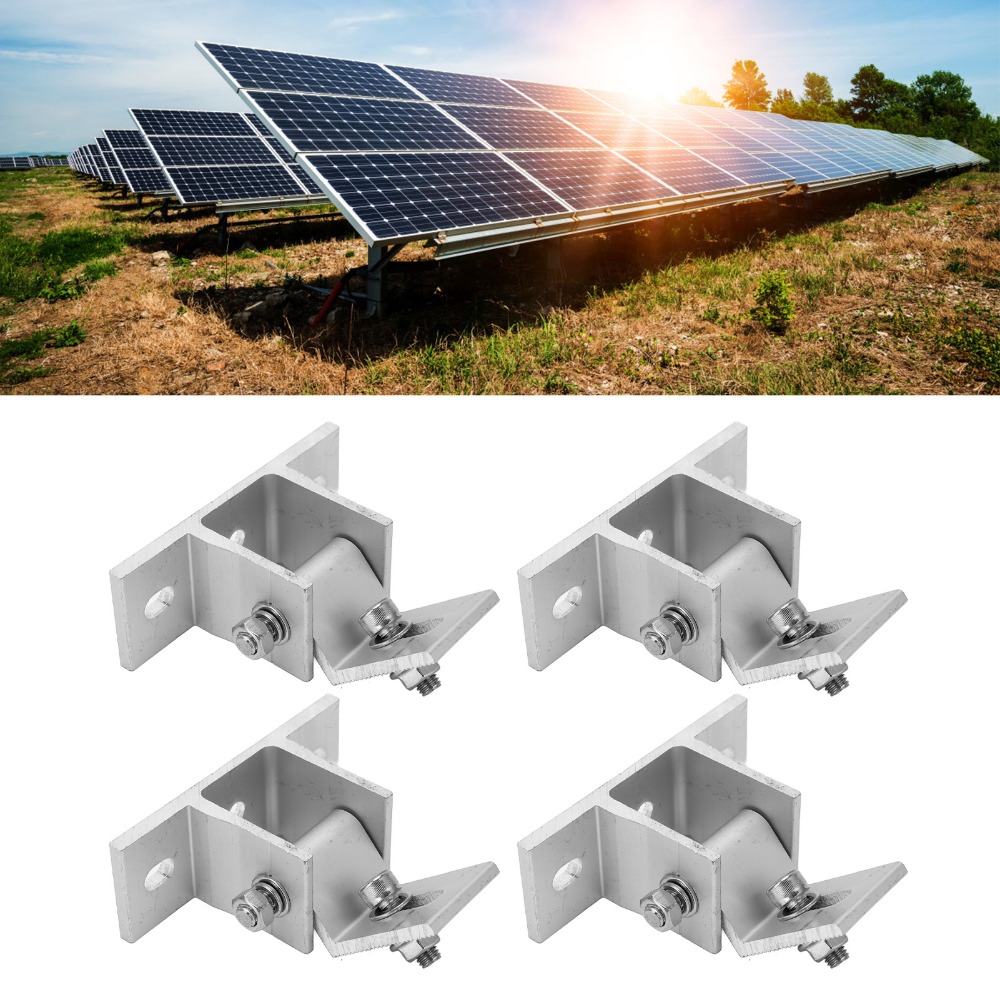 4pcs 조정 가능한 틸트 각도 태양 전지 패널 장착  - Solar Panel Tilt Mount 리뷰 및 가격