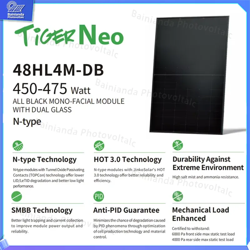 징코 30년 보증 N형 단결정 태양광 패널 450W 4 - Jinko Solar Panel N-Type 리뷰 및 가격