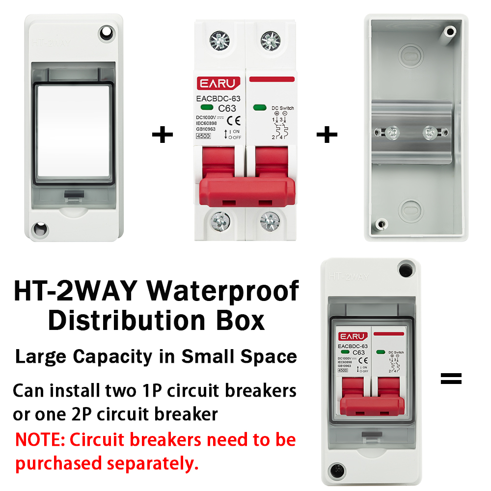 HT-2 IP65 방수 배전 차단기 상자 패널 설치 2 - Waterproof Junction Box Solar 리뷰 및 가격